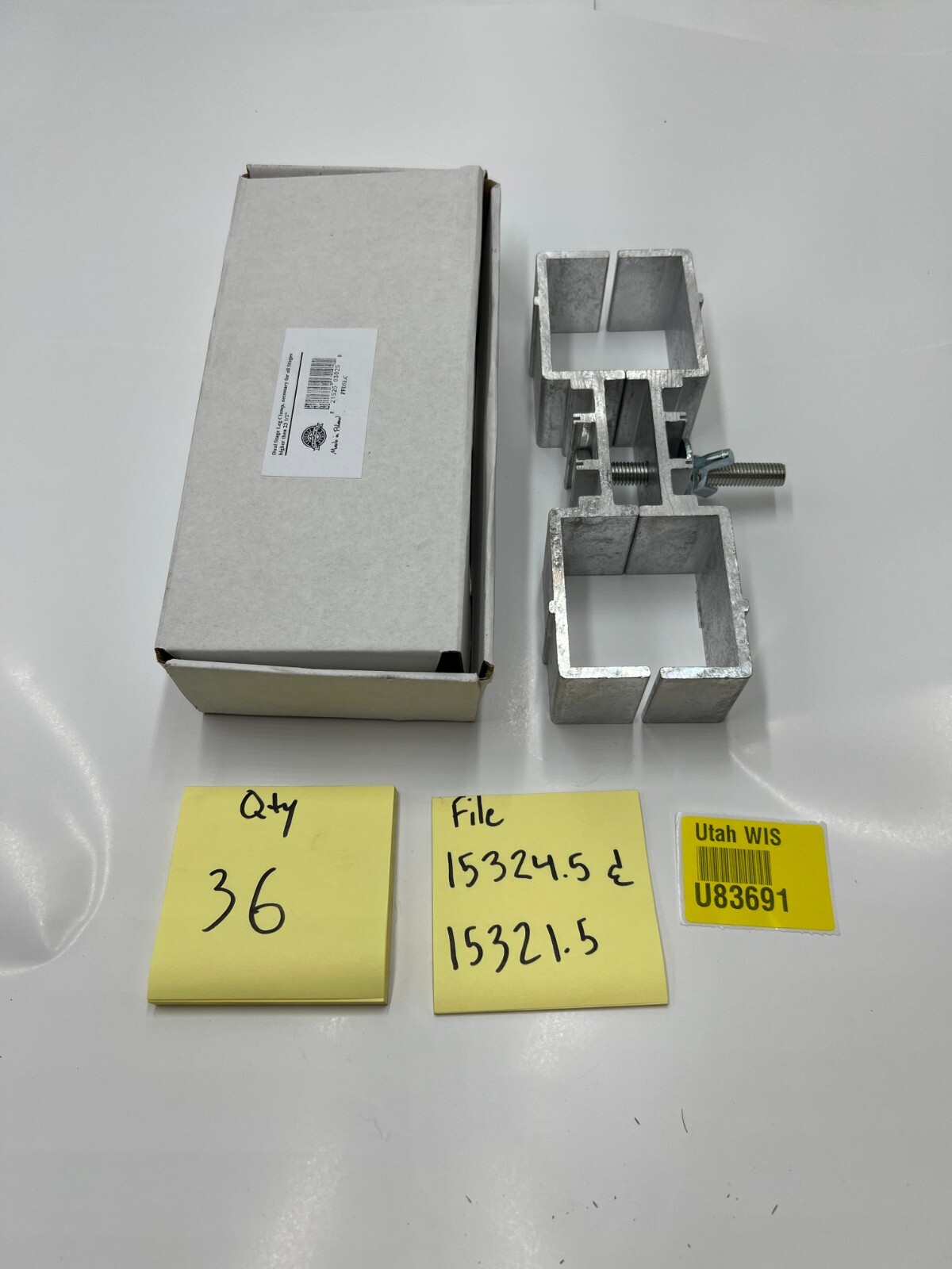 (QTY 2) Proflex Dual Stage Leg Clamp PFDSLC for staging 23.5″ or higher