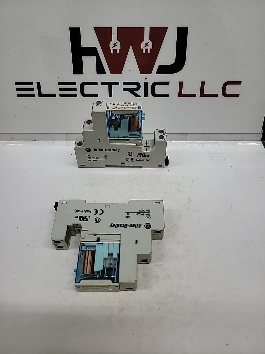 (Lot Of 2) Allen Bradley 700-HN221/B with 700-HK36Z24/B Relay 24VDC Coil