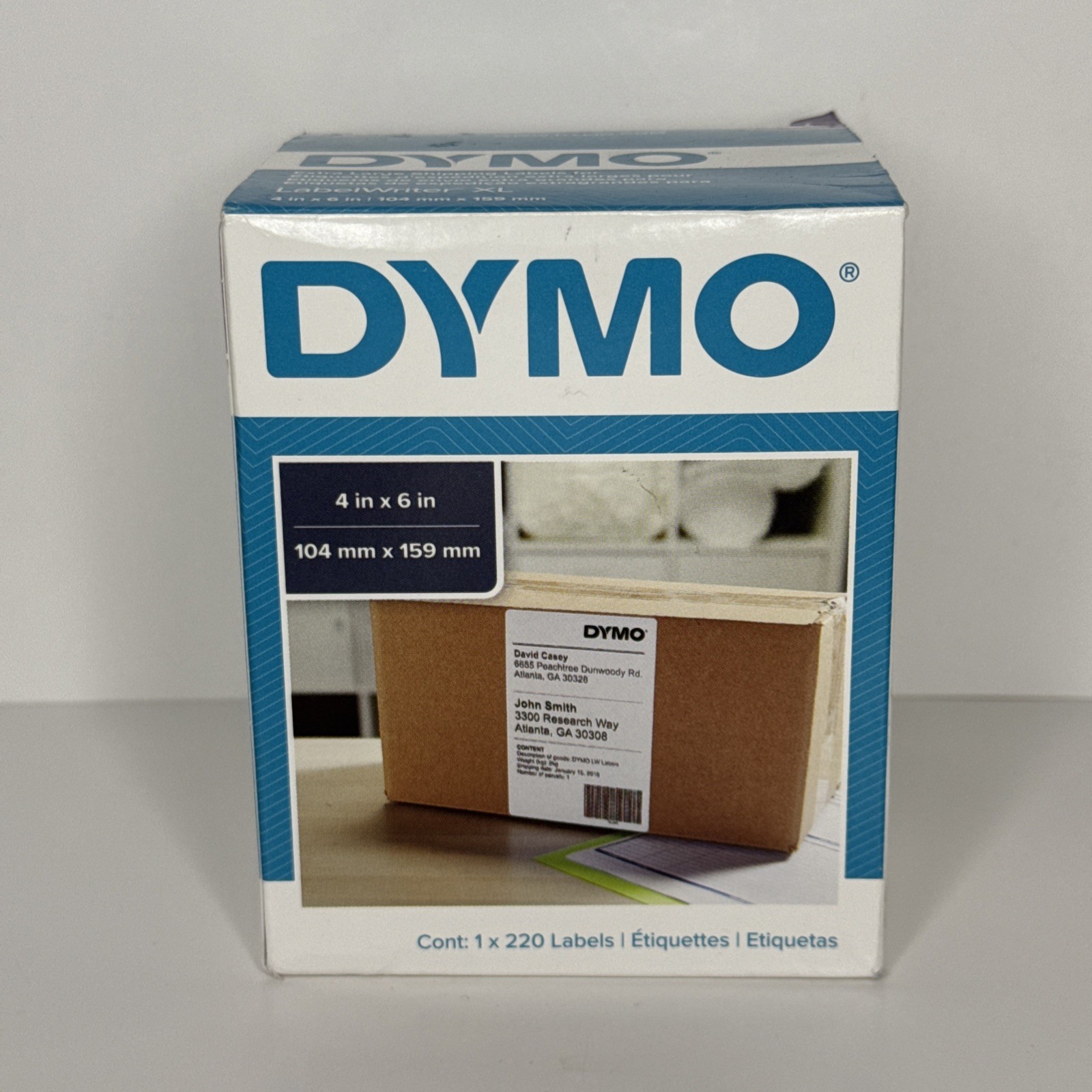 DYMO Extra Large Shipping Labels 4×6 for LabelWriter 1 x 220 Count, BRAND NEW