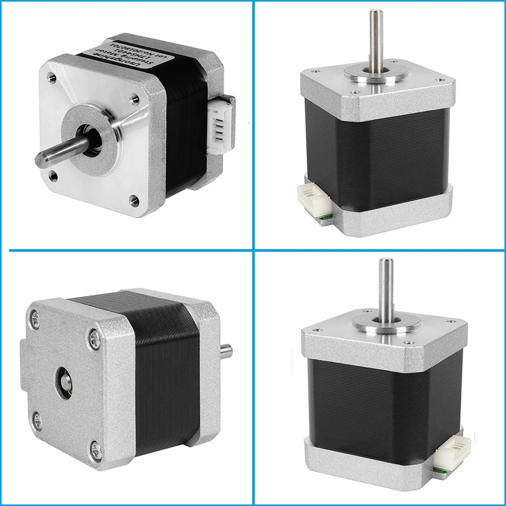 NEMA17 42mm Open-Loop Stepper Motor, 2-Phase 1.8°, 0.42Nm, Suitable for CNC