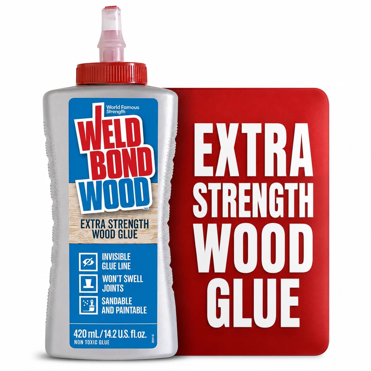 Extra Strength Wood Glue for Woodworking, Furniture Repair & DIY Projects – N…