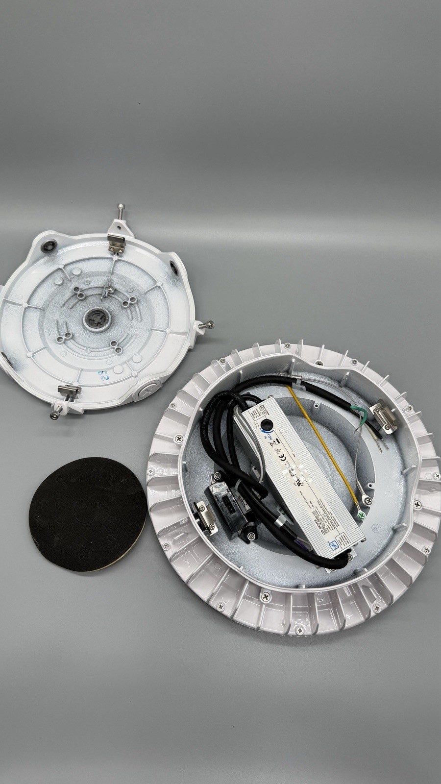 LOT OF 2 – Portor Lighting PT-CAS1-75W-3CCT 75W LED Canopy Lights original box.