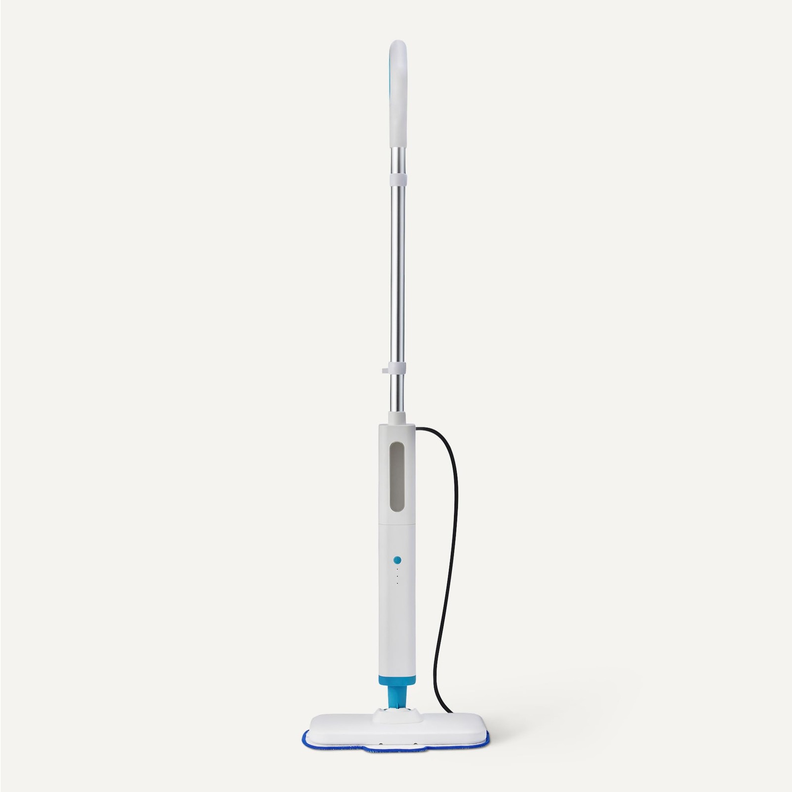 Amazon Basics Steam Mop for All Sealed Hard Floors, Heats Up 20-Foot, White
