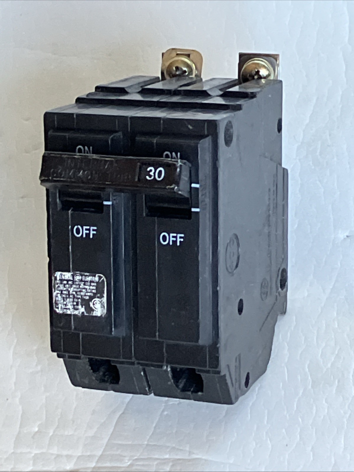 GE THQB2130, 30 Amp, 240 Volt, 2 Pole, Bolt-On Circuit Breaker (see pics)