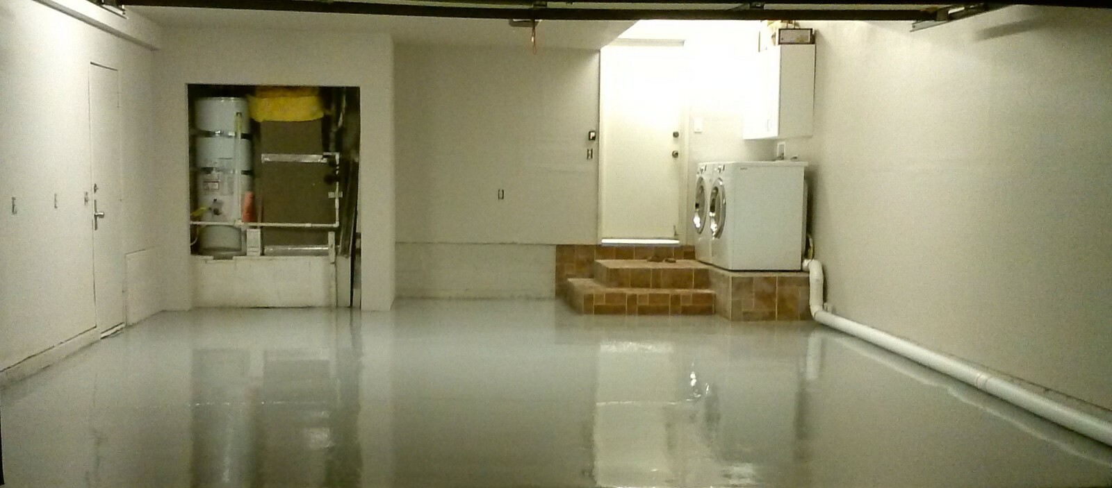 EPOXY RESIN GREY COATING FOR CONCRETE GARAGE FLOORS SHOWROOMS STAIN PROOF 1.5gal