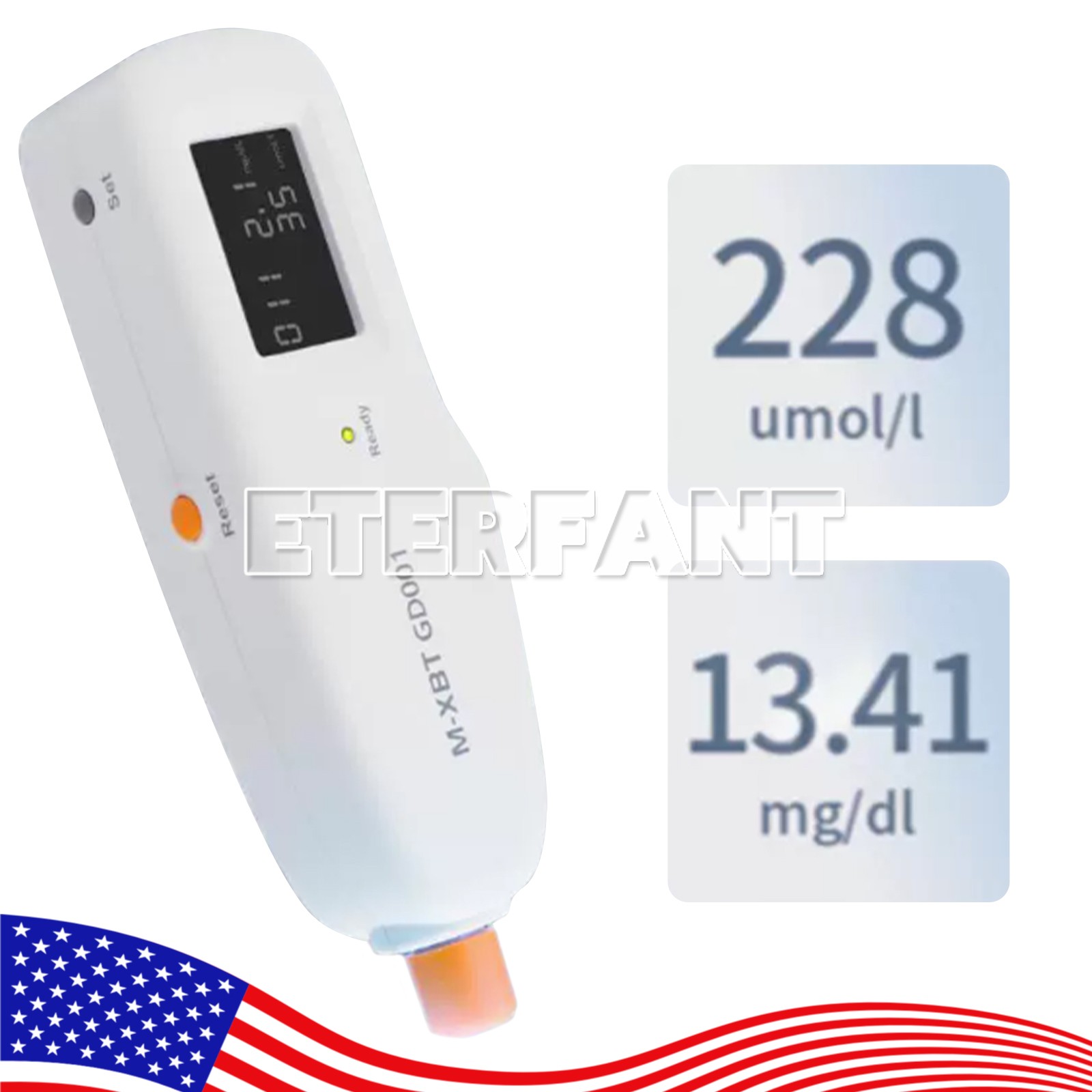 Portable Neonatal Transcutaneous bilirubin Jaundice Tester Jaundice Meter