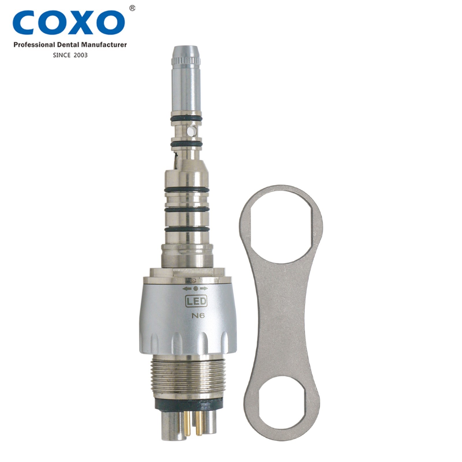 COXO Dental LED Handpiece High Speed turbine Fit KAVO MULTIflex Coupler 4/6 Hole