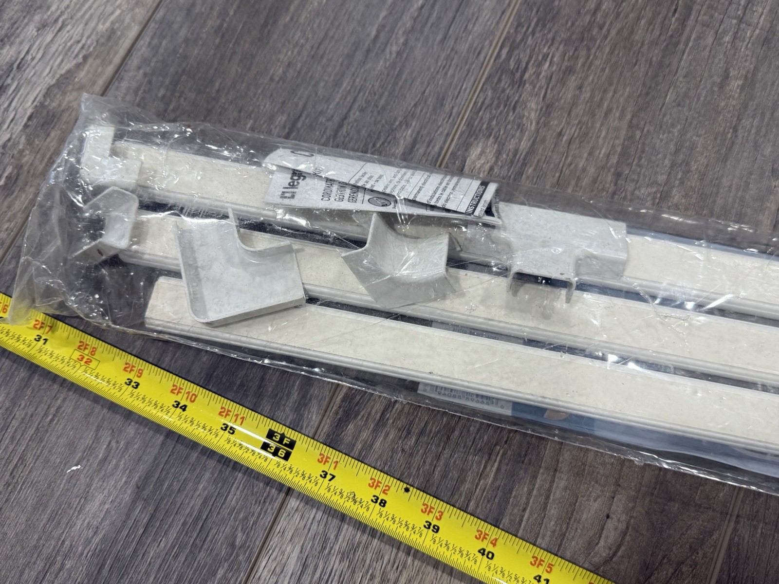Panduit Raceway kit; 4 6ft grey, 1 3ft 11.5inch grey, and white Legrand bag of 3