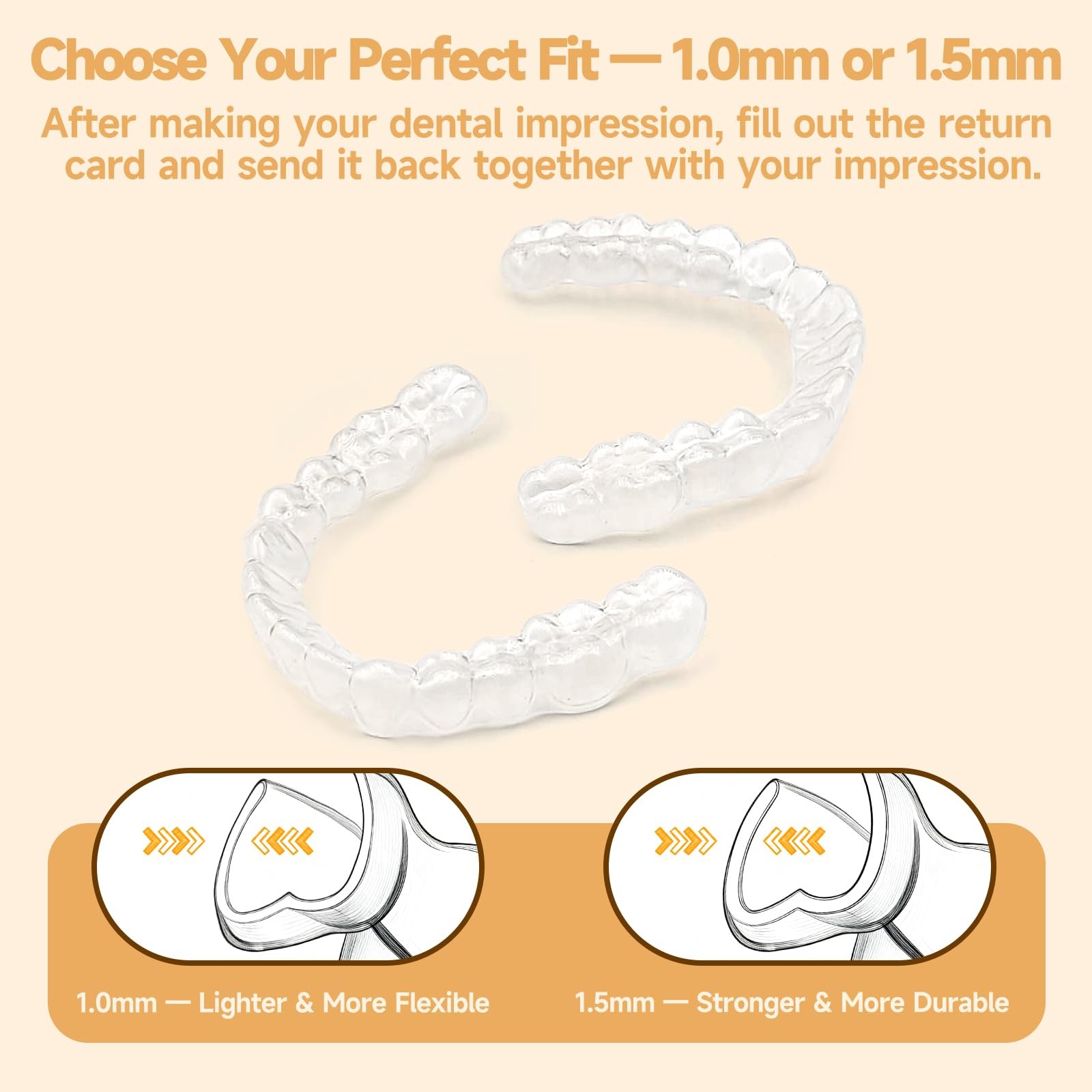 Custom Clear Retainers – Invisible Teeth Retainer for Adults & Teens – Comfor…