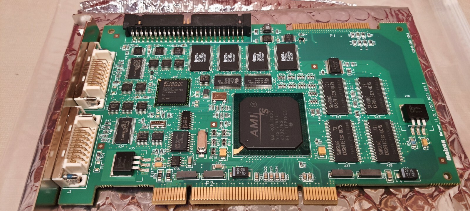 Matrox Y7007-0201 Rev B METEOR2-CL/32 Frame Grabber Card
