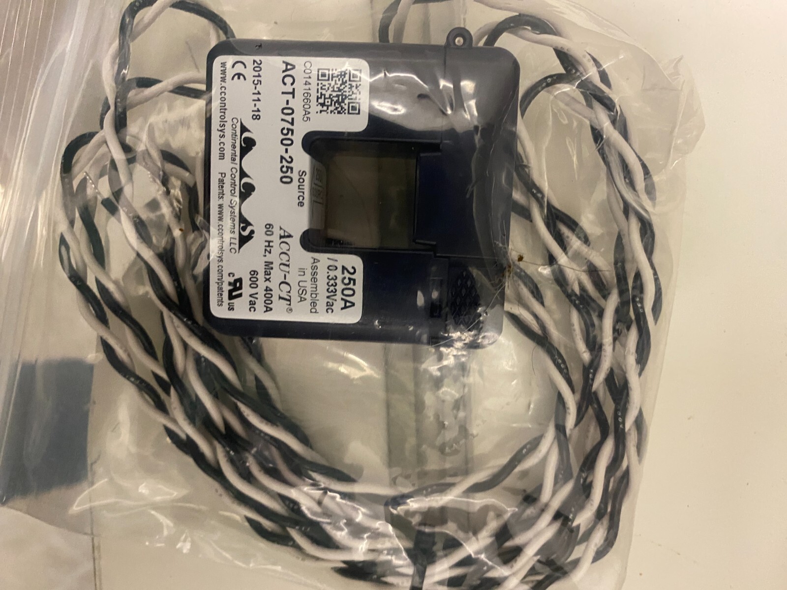 continental controls lot of split core transformers CTS0-0750-200, ACT-1250-600