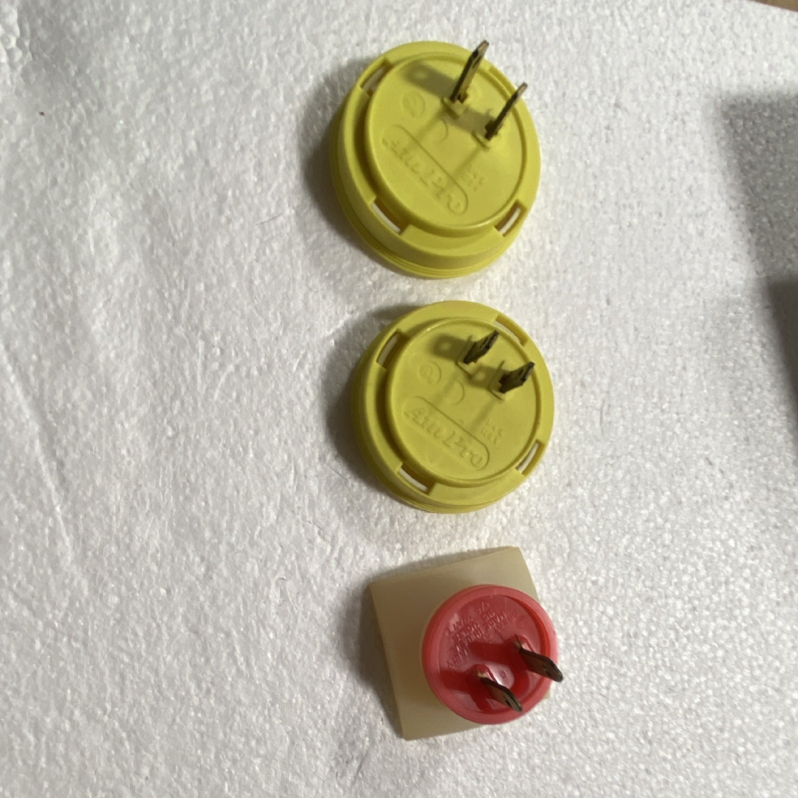 Consolidated Electric Cooperative Childproof Type A Plug Yellow Red White