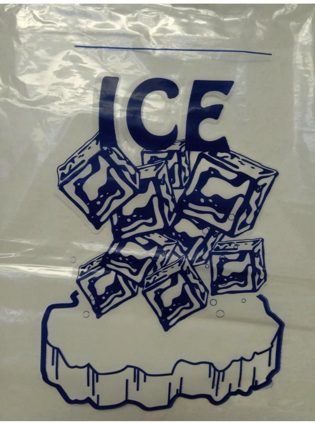 Ice Bags with Drawstring Commercial Grade 8 LB/ 10LB/ 20LB CHOOSE QUANTITY