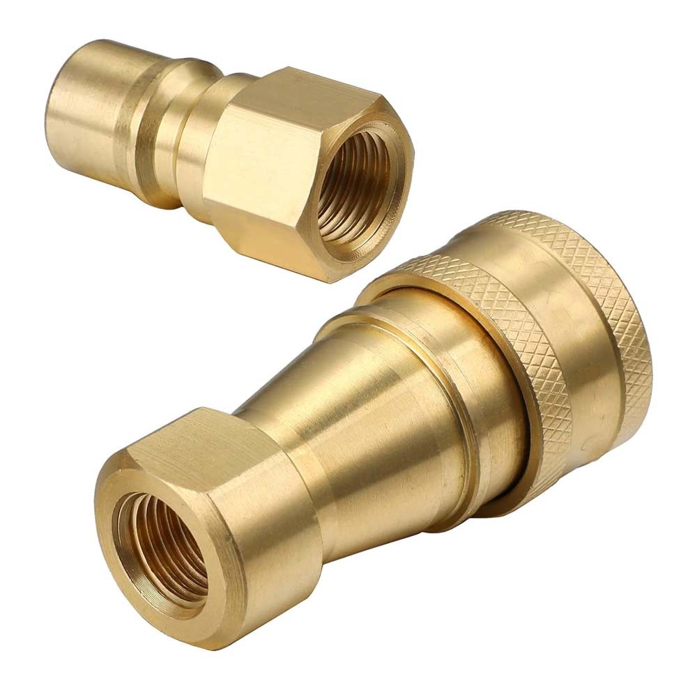 6Set 1/4″ Quick Disconnect Coupler Valve for Carpet Cleaning Wand Truck Valve