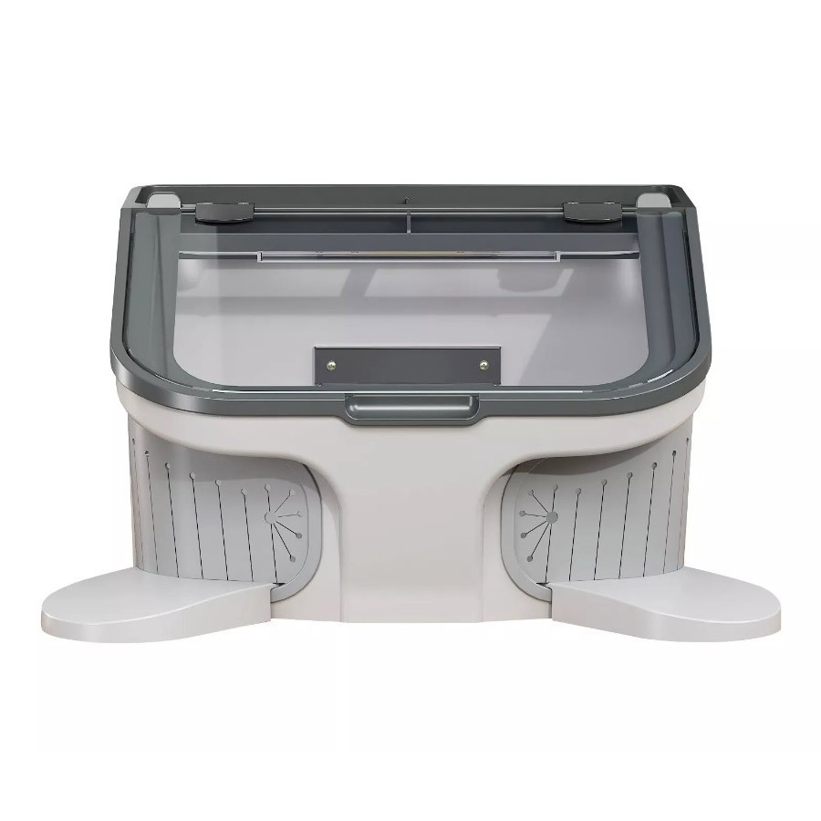 Dental Polishing Grinding Box Built-in Dental Dust Vacuum Collector
