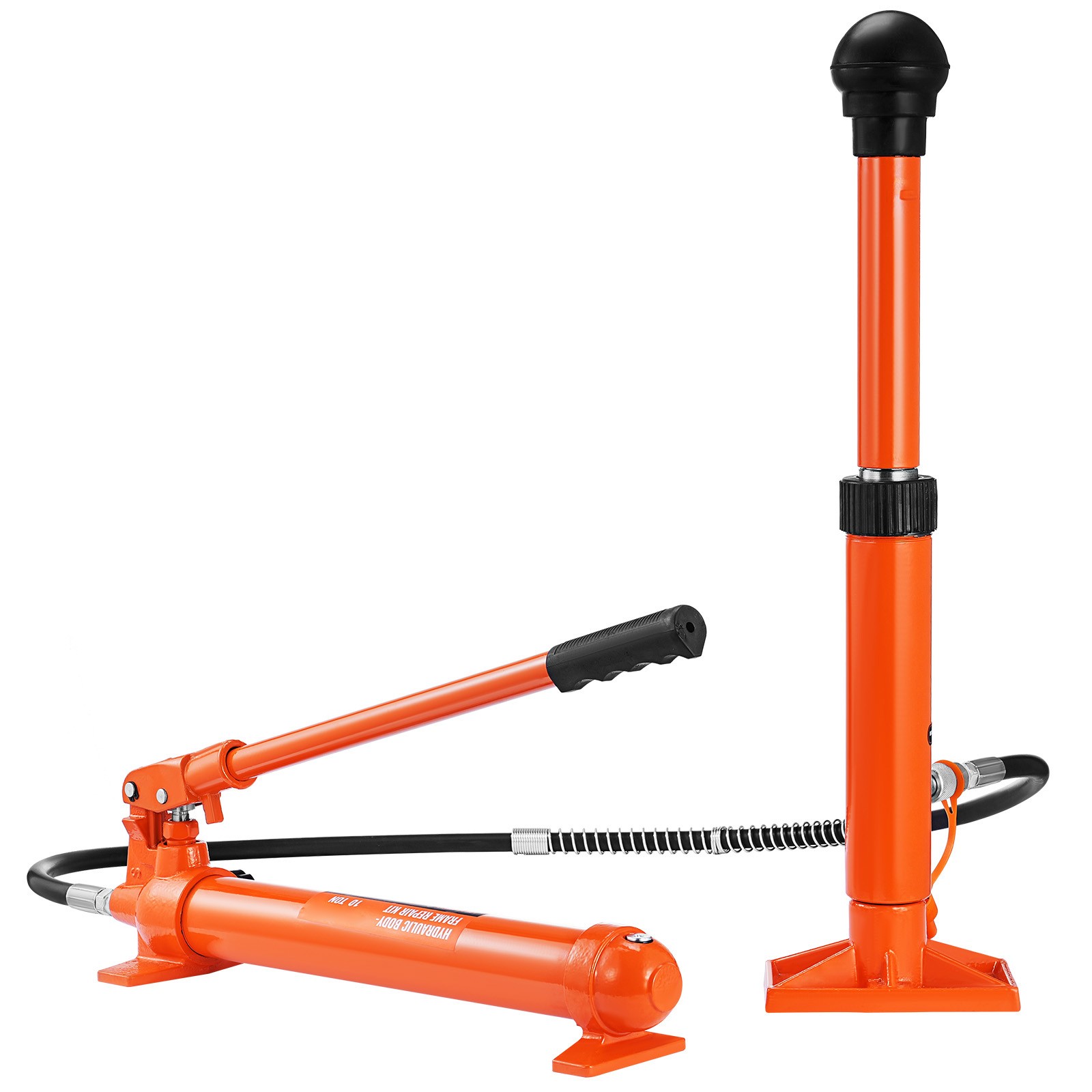 10 Ton Porta Power Kit,Hydraulic Ram with Pump,Car Jack with 4.6 ft/1.4 m Hose