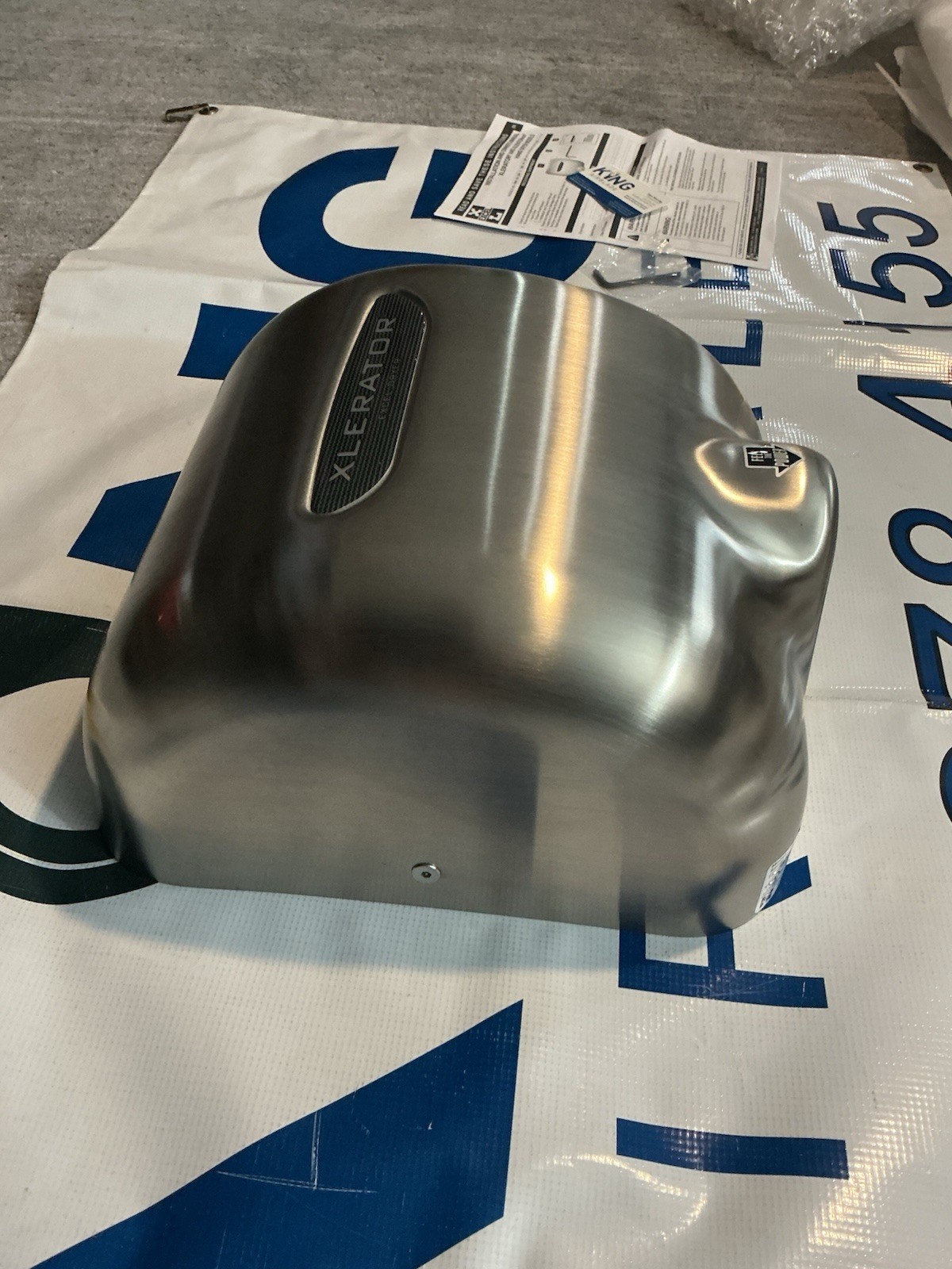 EXCEL XL-SB XLERATOR HAND DRYER BRUSHED STAINLESS WALL BLOWER XL SB C 110-120v