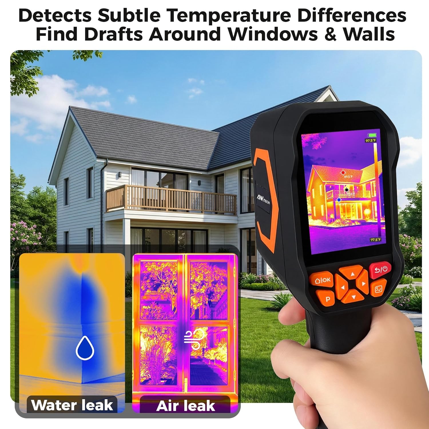 ANXTECH TISR Resolution 512*384 Handheld Infrared Thermal Imager Professional