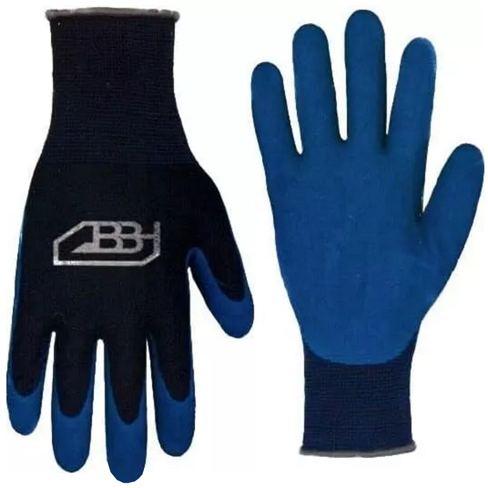 1718583, BBH Spring Work Gloves Latex Coated Multicolor 10 Pairs, 770402046400