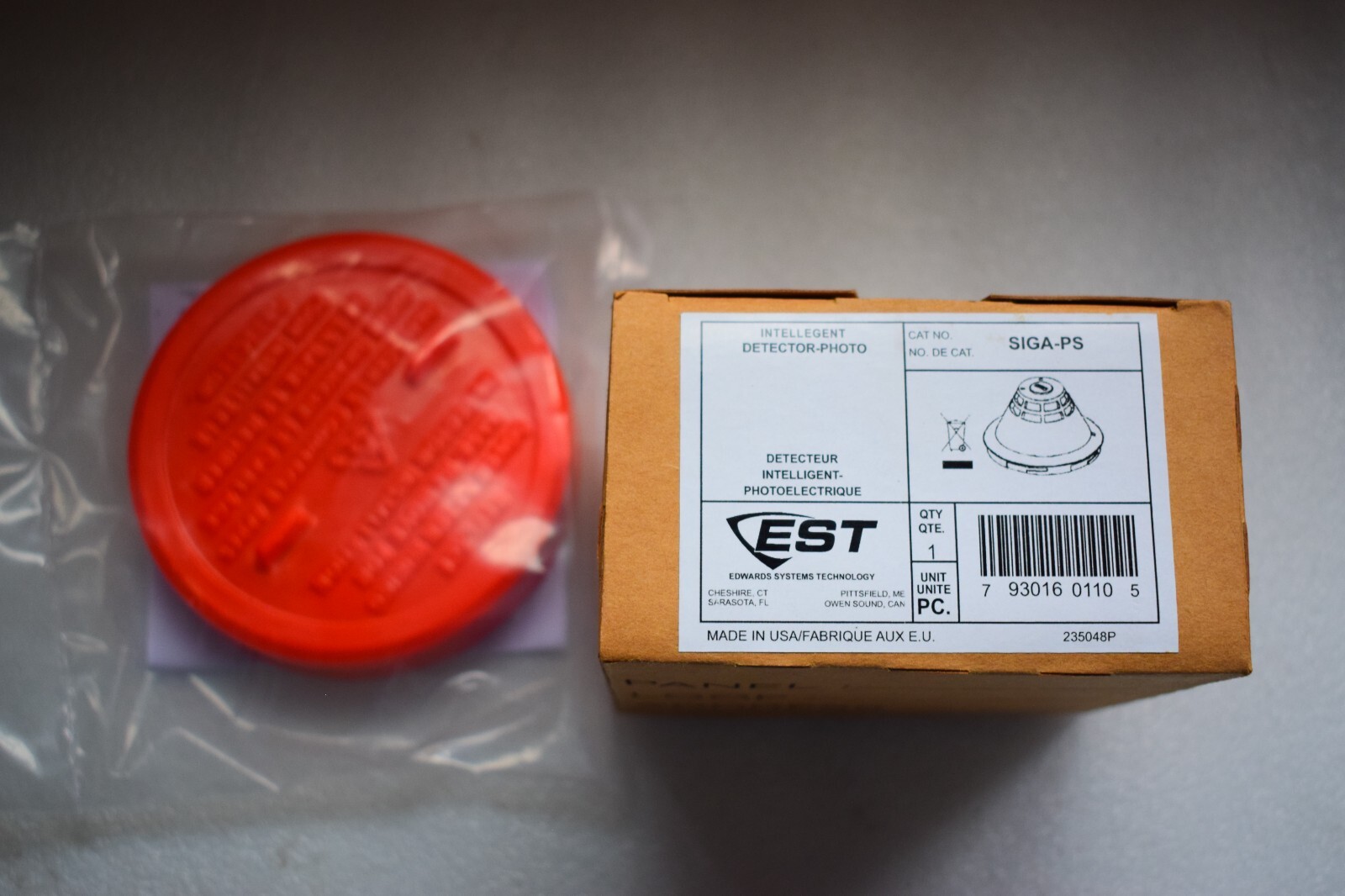 1x Edwards EST SIGA-PS Intelligent Photoelectric Smoke Detector