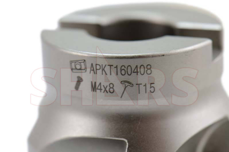 2″ 90° INDEXABLE FACE MILL CUTTER + 10PCS APKT 1604 INSERT NEW #[