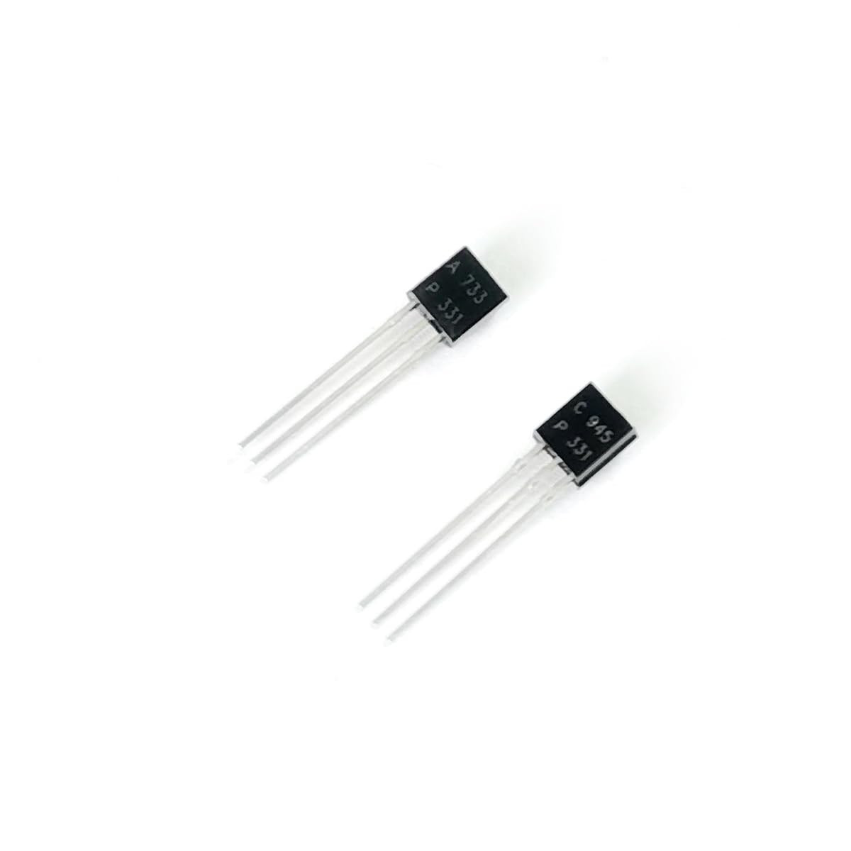 New 25Pairs for 25Pcs C945 + 25Pcs A733 TO-92 NPN/PNP Transistor 2SC945 + 2SA733