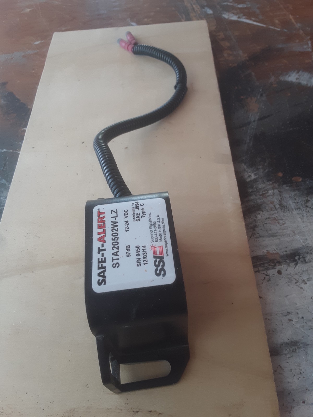 Safe-t-alert Backup alarm