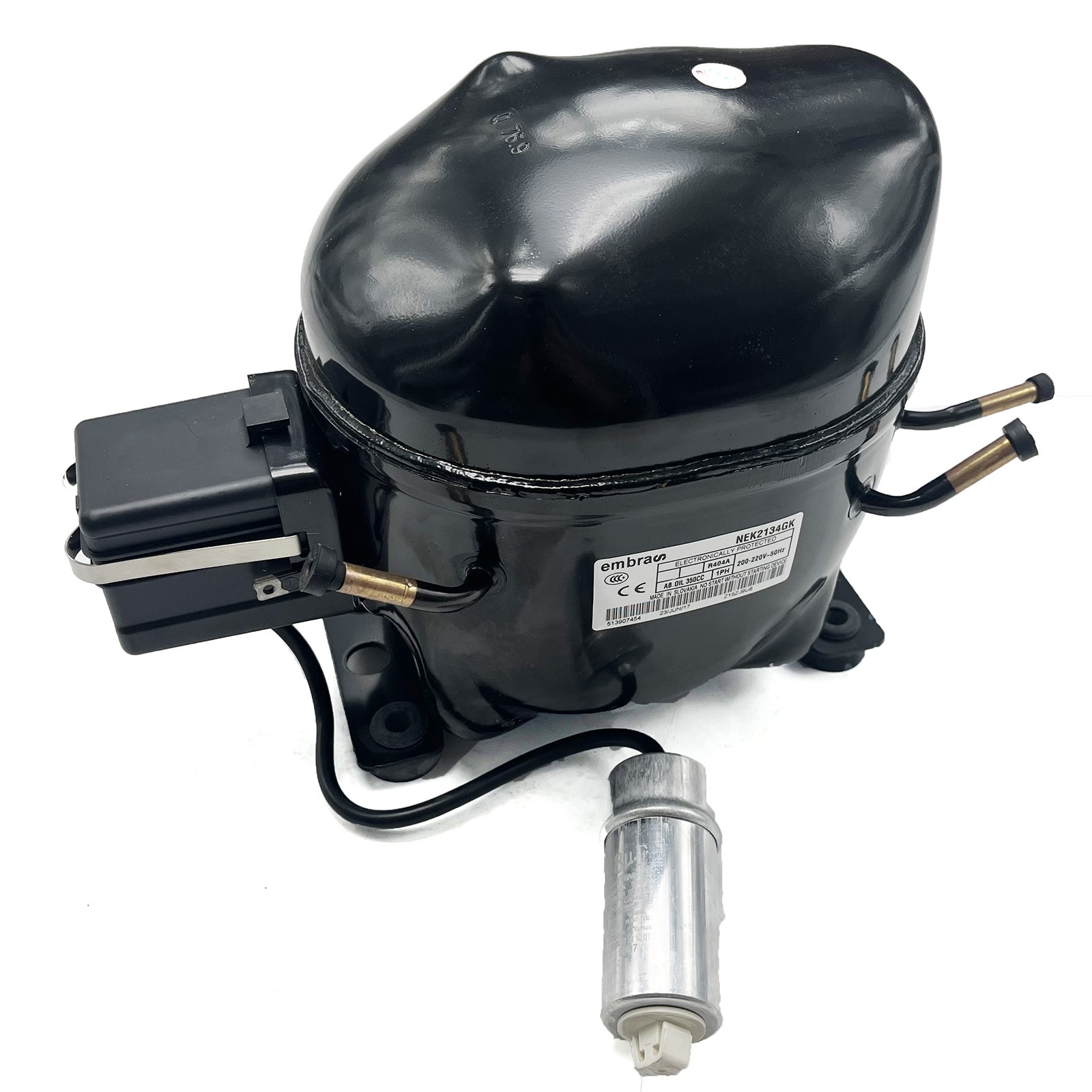 Compressor, R404A, 220V,50Hz, Nek2134Gk 07000771 for Embraco