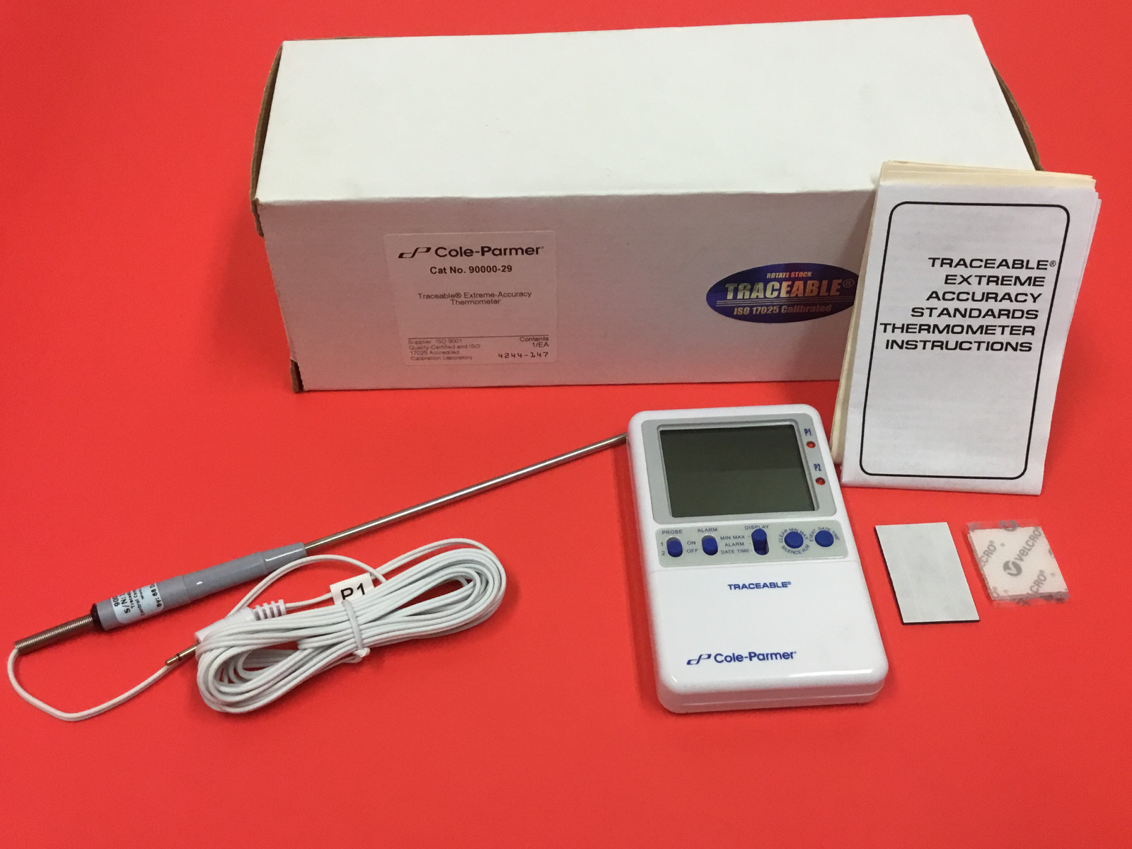 Cole-Parmer – P/N: 90000-29 – Traceable Extreme Accuracy Thermometer – UNUSED