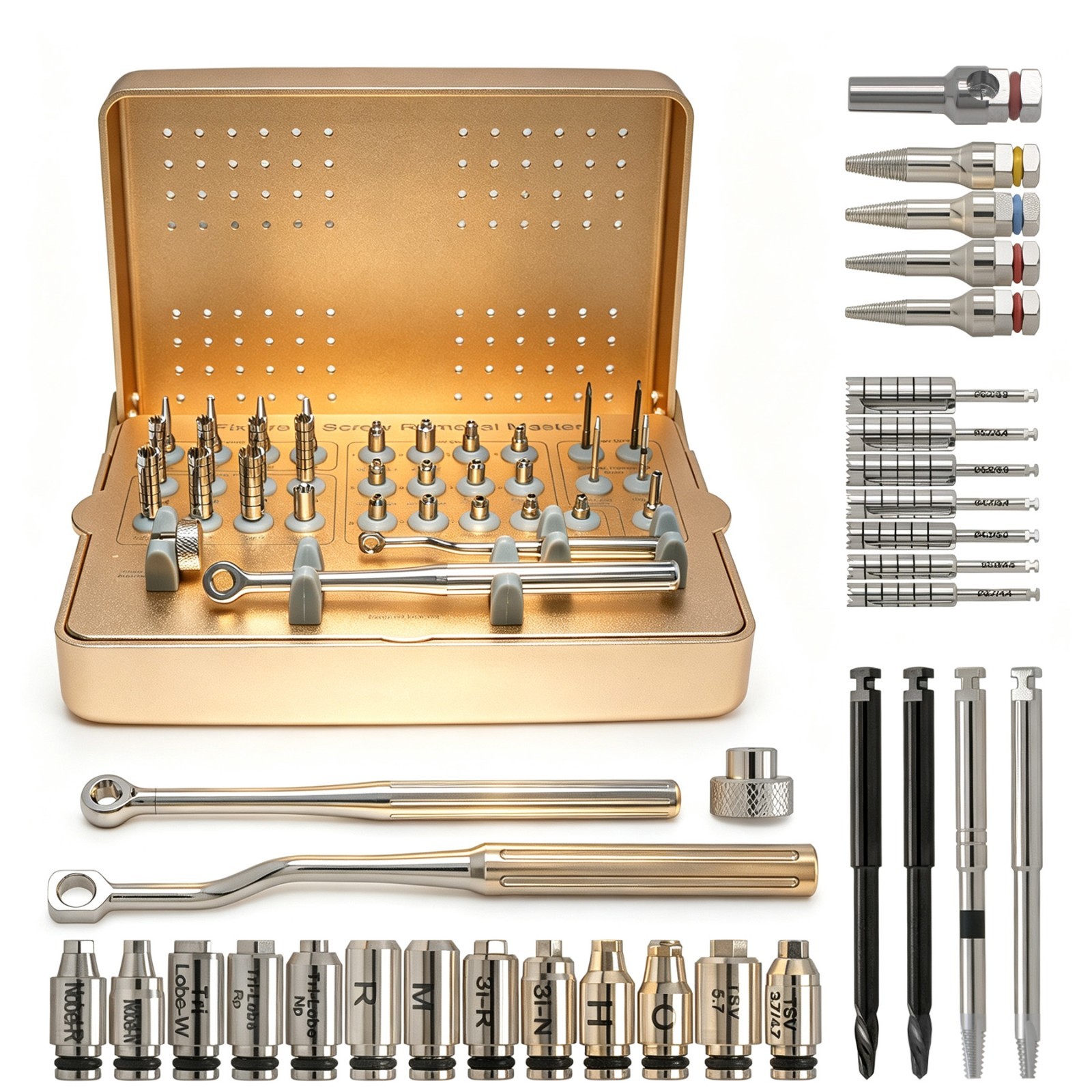 Salvin Implant Rescue Kit MCT FSRK-02 Implant Fixture & Fractured Screw Removal