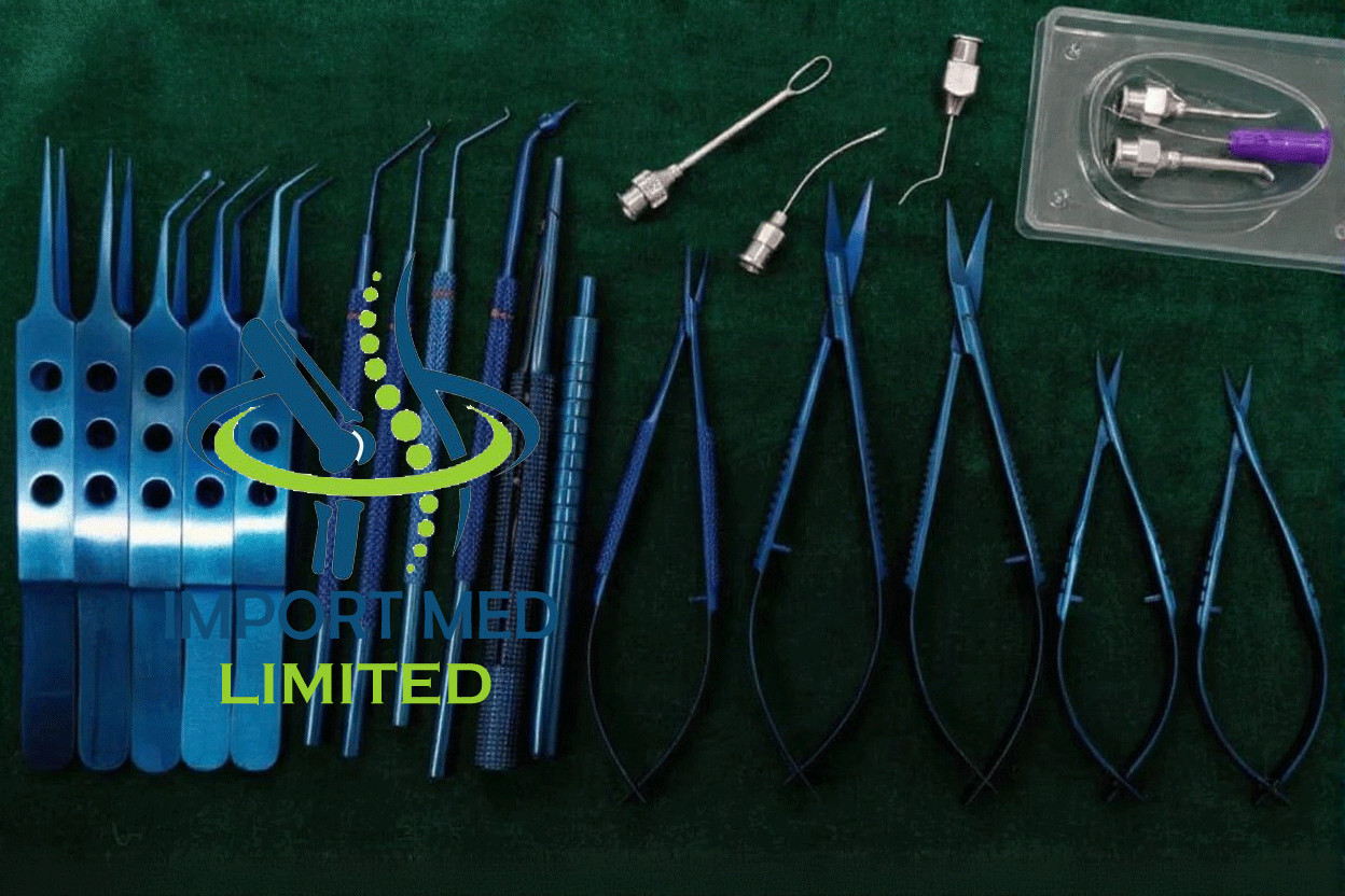 Ophthalmic Cataract Eye Micro Surgery Surgical Instruments Set Of 21 Pcs