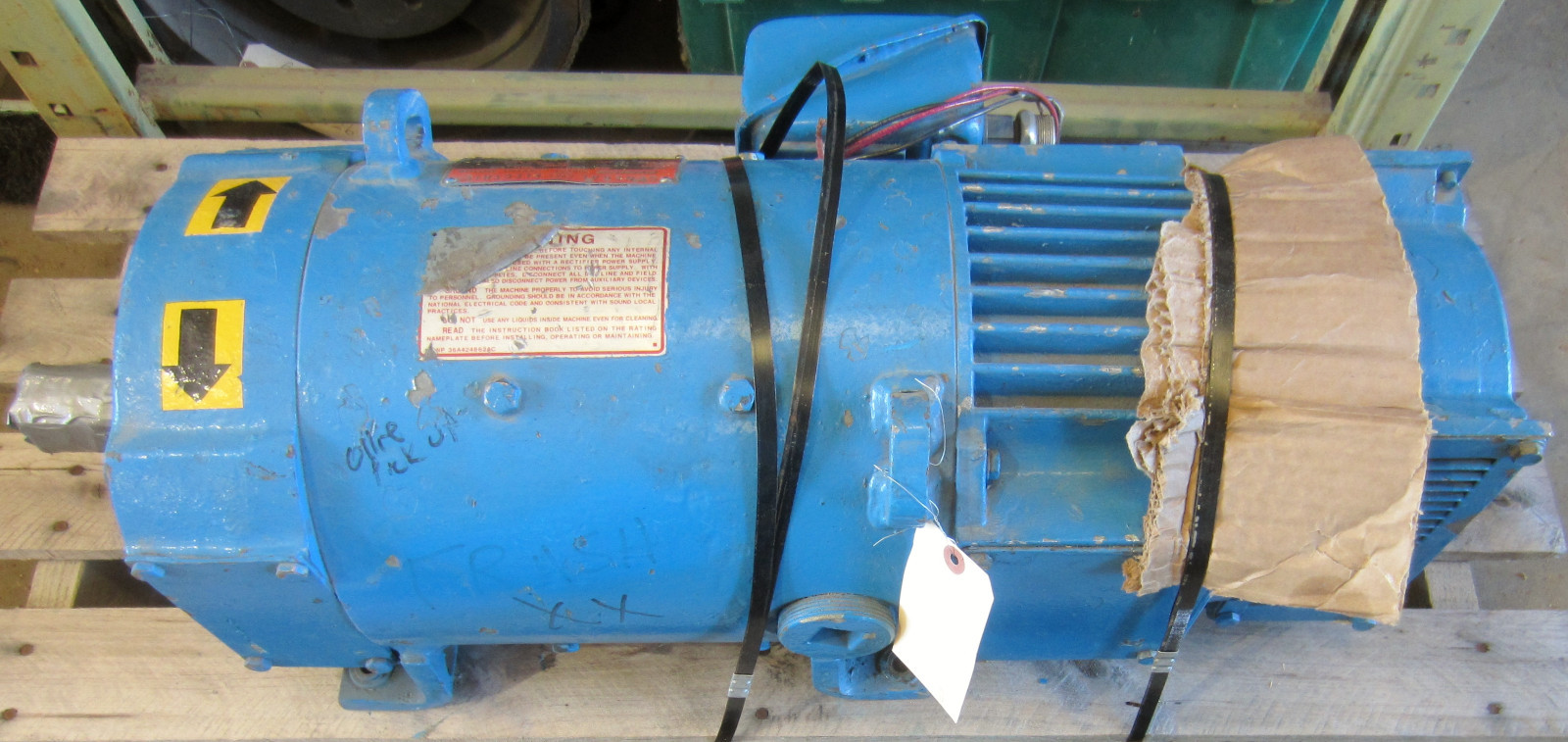 GE Kinamatic Direct Current Motor 5CD154KA016B012 5hp 1750rpm 500v Used Take Out