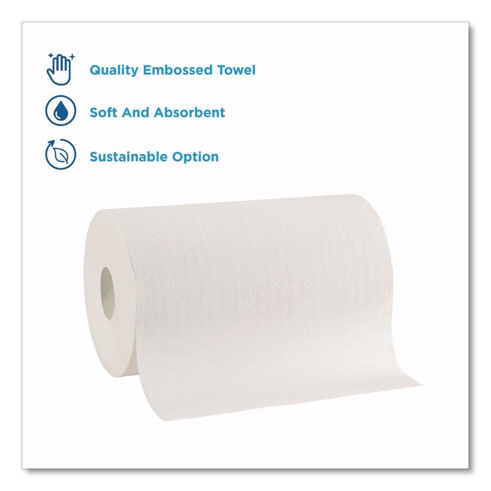 Georgia Pacific Professional 400′ x 9″ Nonperforated Paper Towels (6/CT) White