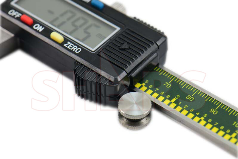 SHARS 0- 8″ 200MM CALIPER DIGITAL DEPTH GAGE GAUGE NEW P]