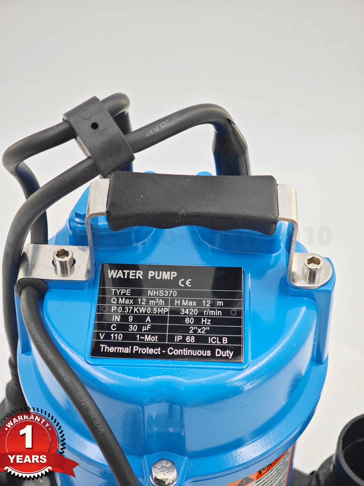 HS2.4S-62 For Tsurumi Pump 3000 GPH 1/2 HP 2» Submersible Trash Water Pump NEW