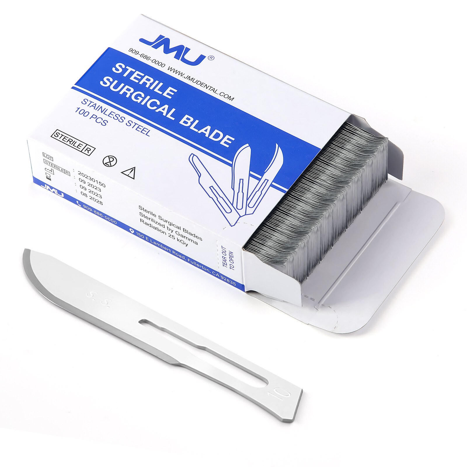 Up to 1000pcs Scalpel Blades #10 11 12 15 15C Stainless Steel Sterile Surgical
