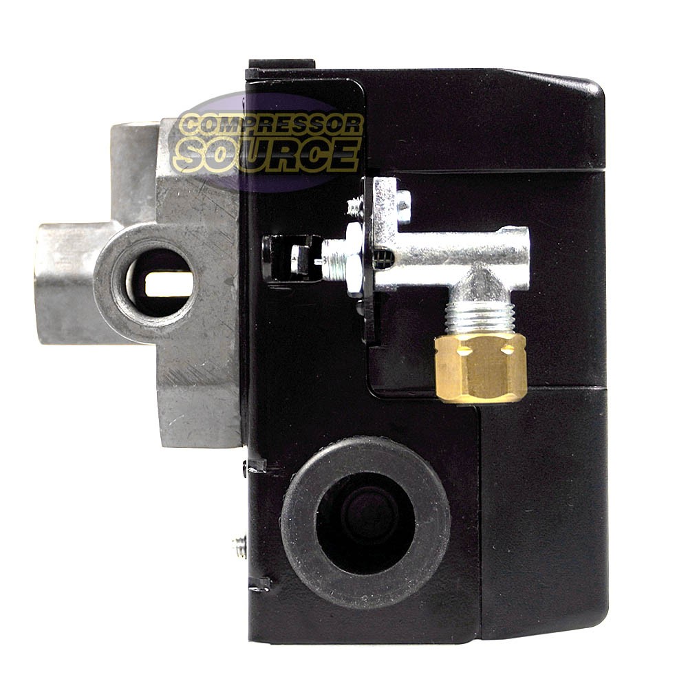 Lefoo 95-125 PSI Air Compressor Pressure Switch 1/4″ Female NPT 4 Port LF10-L4H