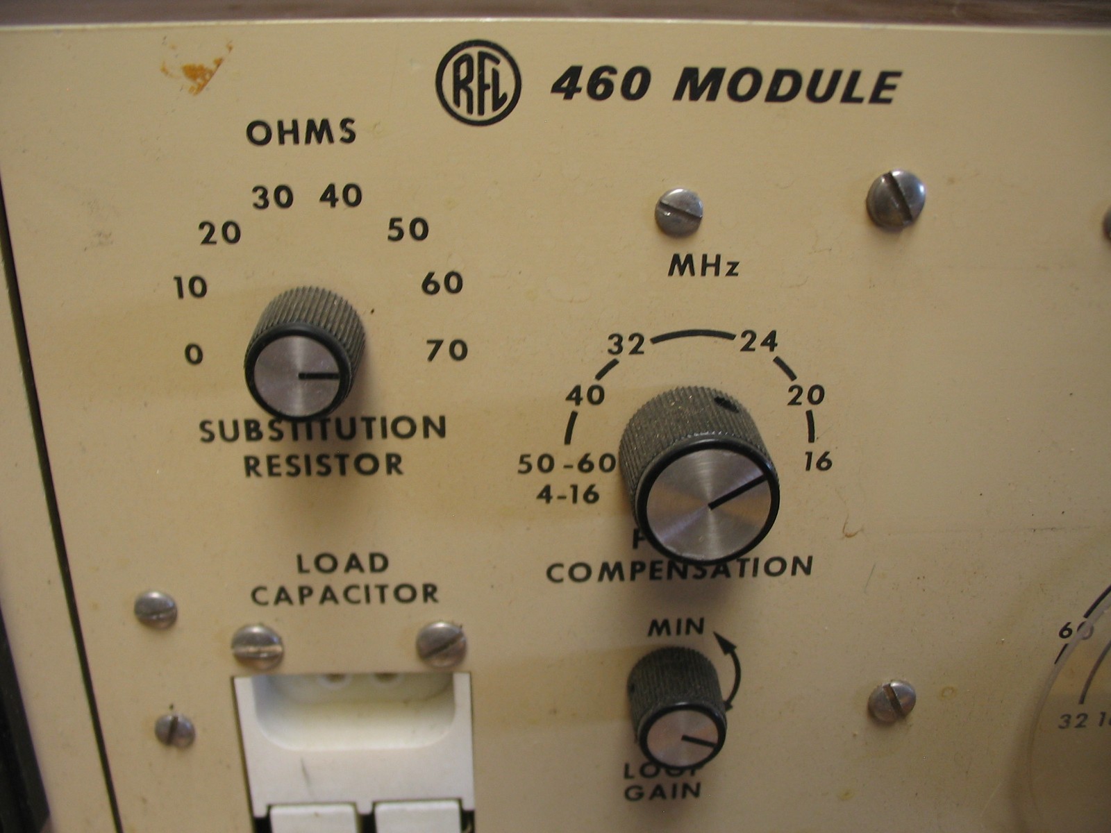 RFL 5950 Crystal impedance meter with 460 plug-in