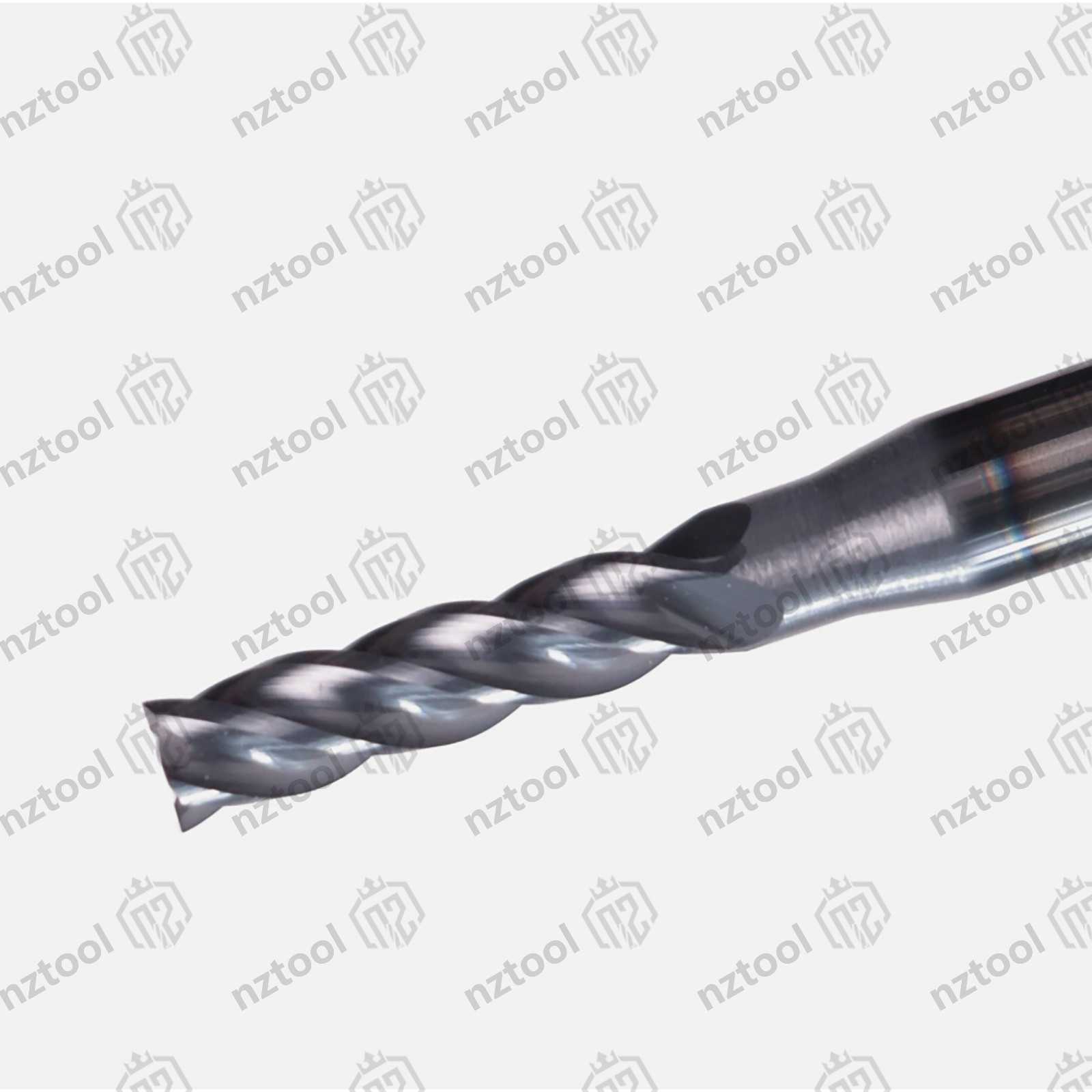 10 PCS 4 Flute 1/16″ x 1-1/2″ Overall Length Carbide End Mill -AlTiN Coated