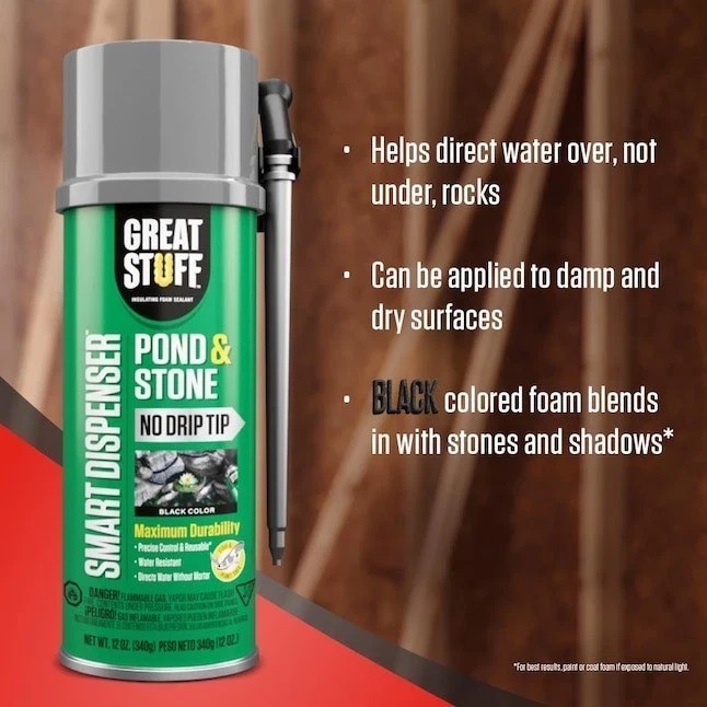 GREAT STUFF Pond and Stone 12-oz Smart dispenser Indoor/Outdoor Spray Foam