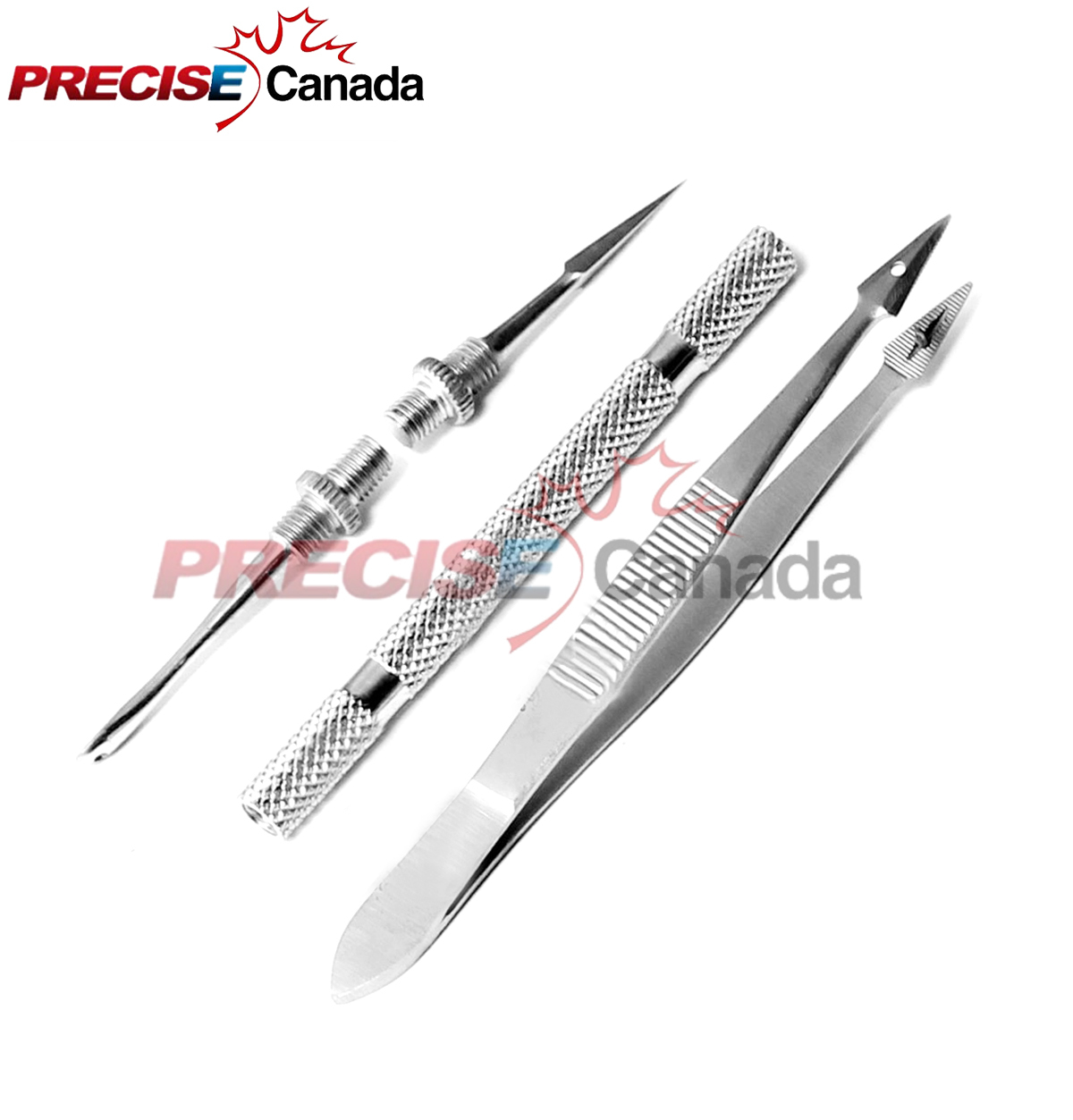 (2 SETS) OF SPLINTER REMOVAL KIT WITH SPLINTER FORCEPS & LIBERATOR INSTRUMENTS