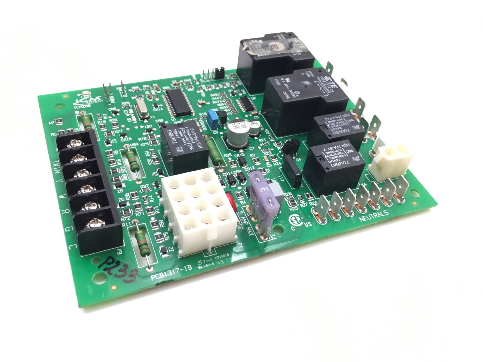 ICM Controls ICM286 Furnace Control Board used #P233