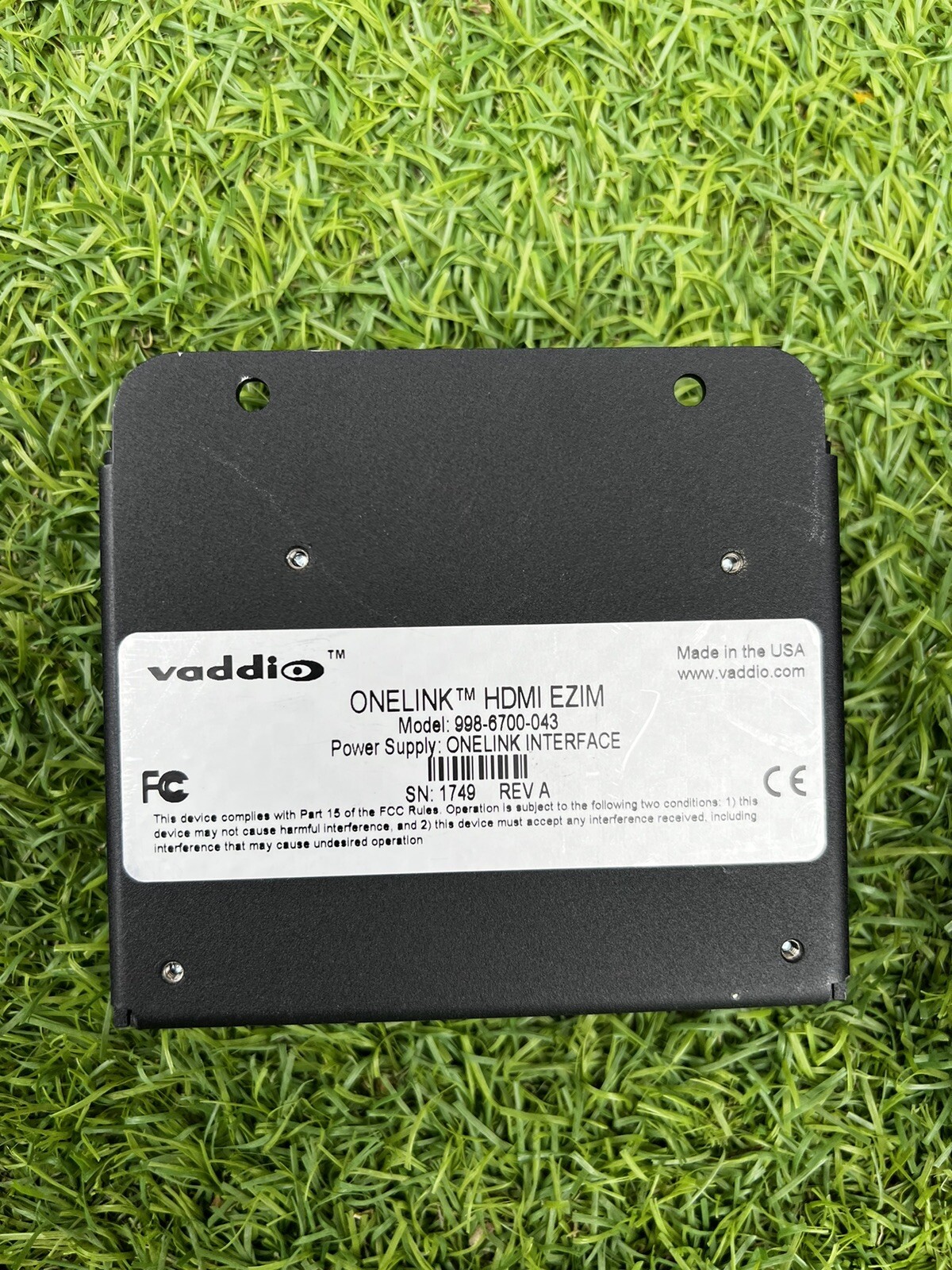 Vaddio One Link HDMI interface and HDMI EZIM – 998-1105-043 and 998-6700-043