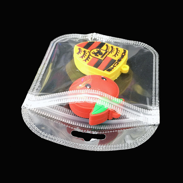 200 Clear Reclosable Plastic Poly Bags Zip Seal with Hang Hole 2.36 MIL