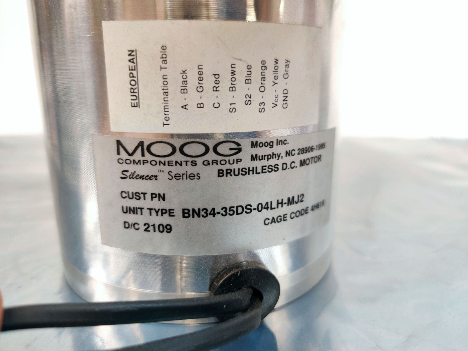 PerkinElmer Clarus GC Oven Fan Assembly w Moog BN34-35DS-04LH-MJ2 Motor Tested