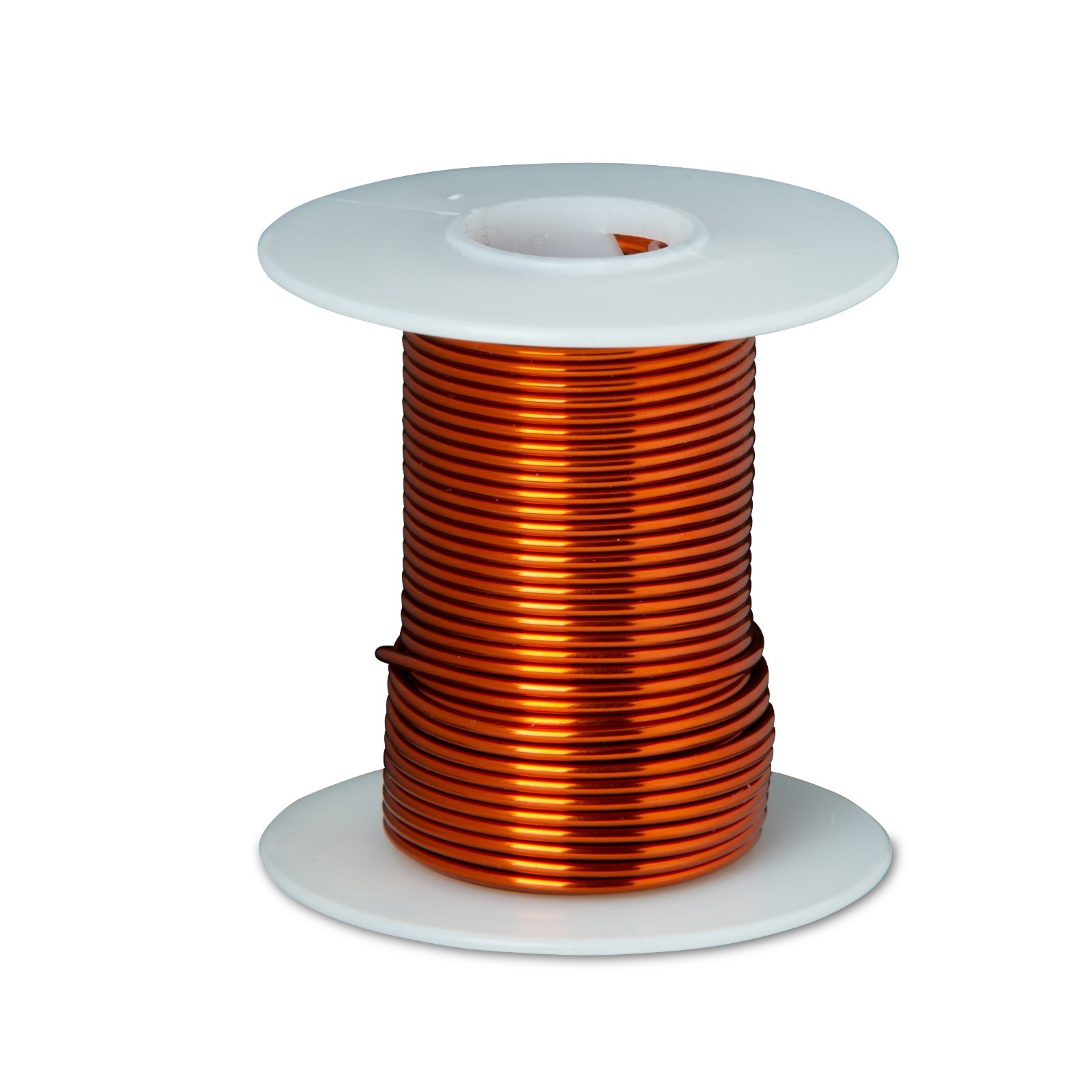 14 AWG Gauge Enameled Copper Magnet Wire 2oz 10′ Length 0.0682″ 240C Nat