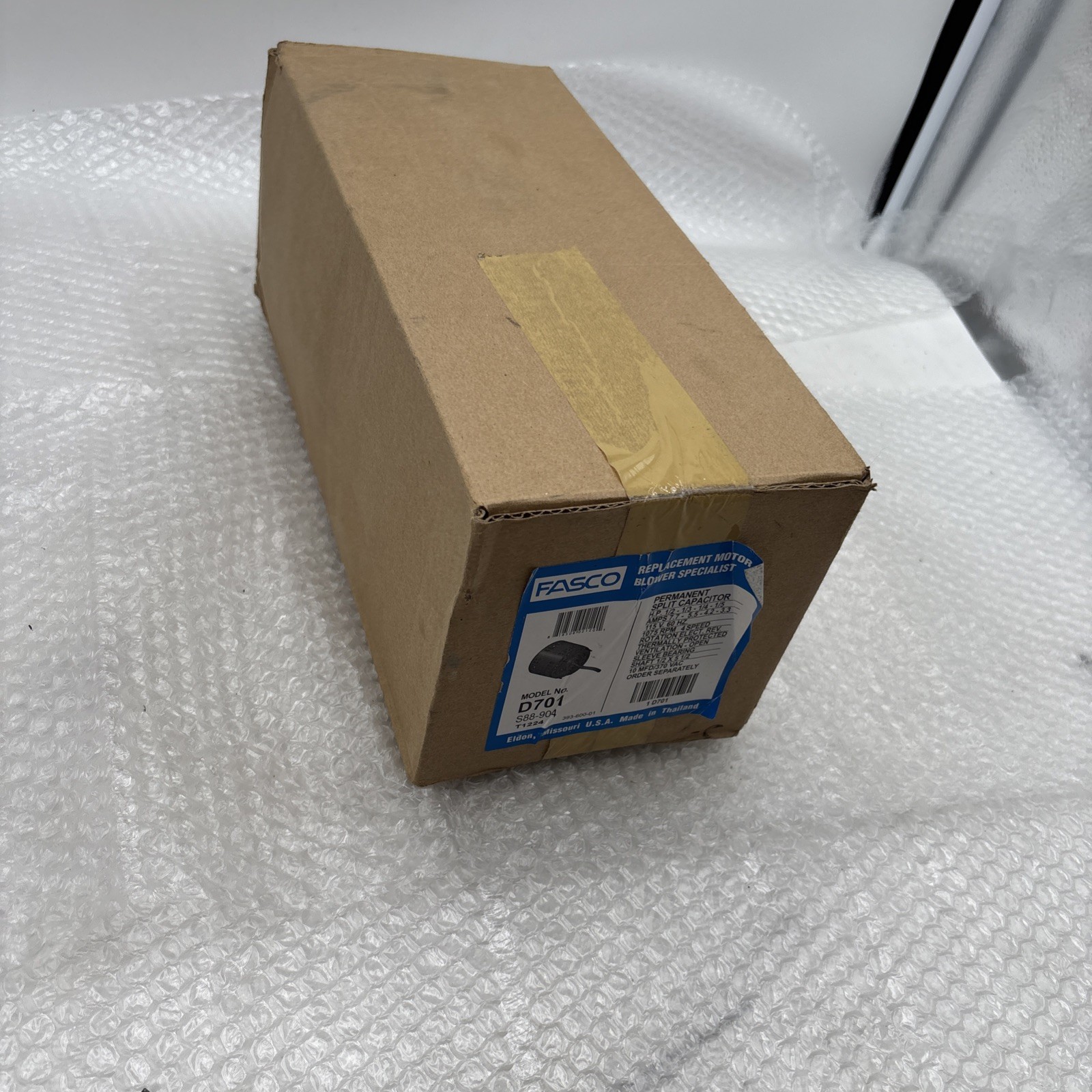 OEM Fasco D701 Fan Blower Motor 1/2hp 1075 RPM 4-Speed 115 Volts 5.6″ Diameter