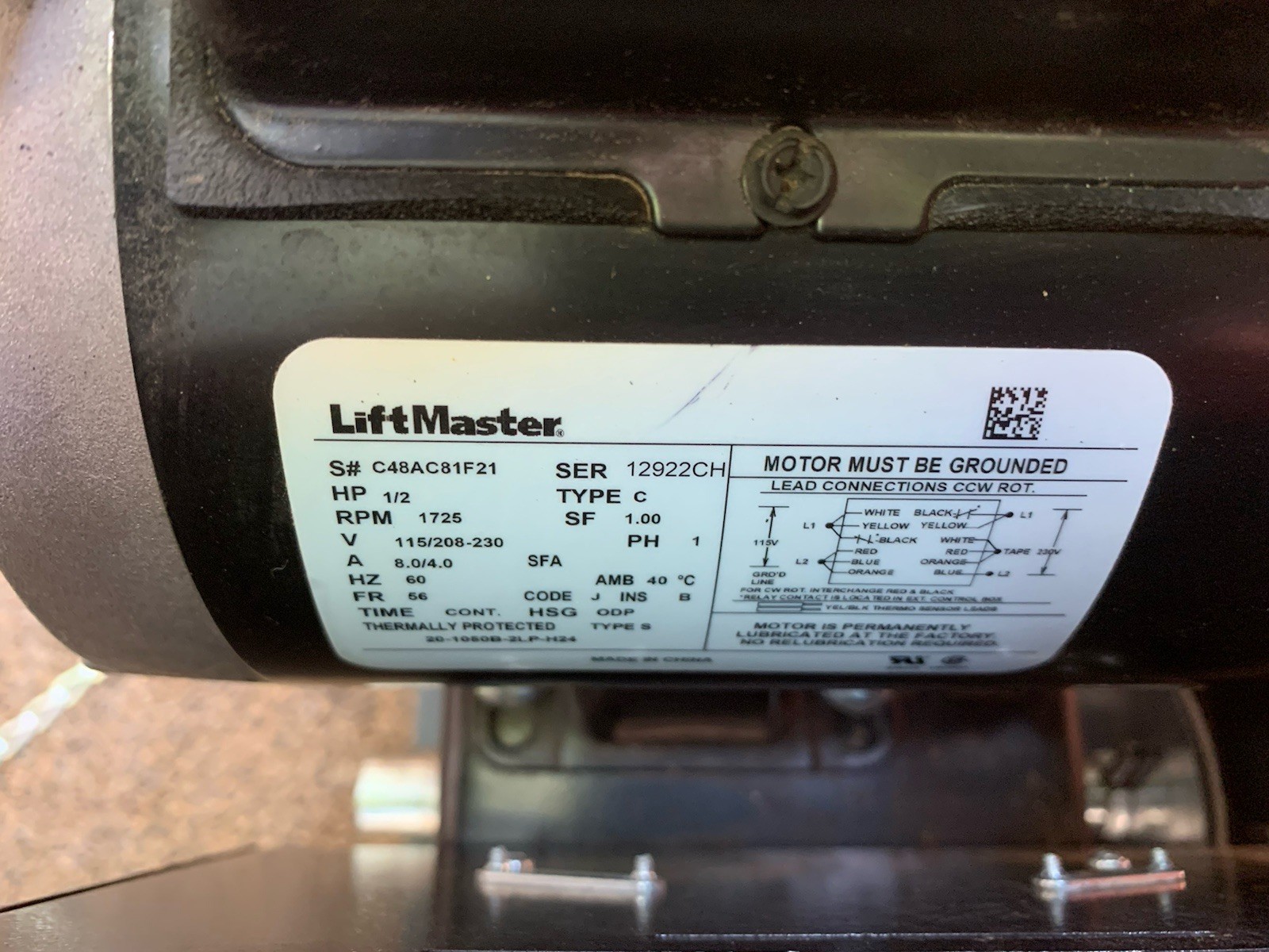 LiftMaster Logic 5.0 1/2 HP Commercial Door Opener BJ501L5 With Brake – Read-
