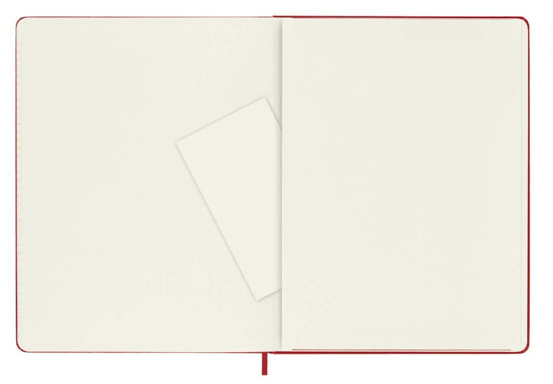 Moleskin Classic ruled notebook 7.5in x 9.75in RED -brand new shrink wrap intact