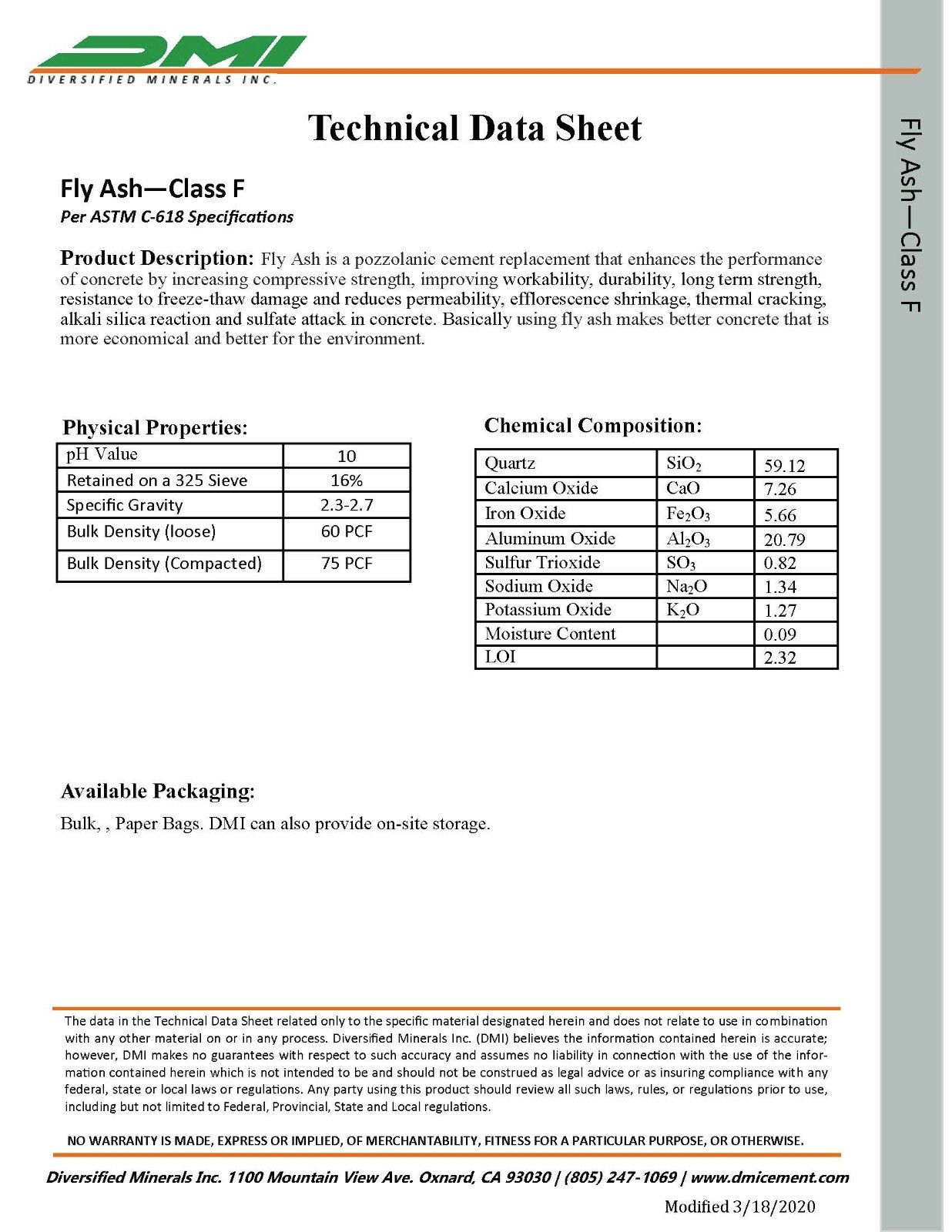 Fly Ash (Class F) 7 lbs – Admixture for Concrete. Countertops & Green Building